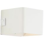 Brilliant Iseo Wandleuchte Plastik Weiß 4W 300lm - 830 Warmweiß | IP44 - mit USB