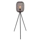 Eglo Stehlampe Rinroe Stahl Schwarz | Geeignet für E27